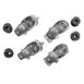 Roulettes pour tables inox Vogue (lot de 4)