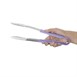 Pince de service code couleur Hygiplas 300mm violette