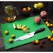 Planche à découper antibactérienne basse densité Hygiplas vert