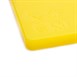 Planche à découper antibactérienne basse densité Hygiplas jaune