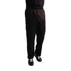 Pantalon de cuisine mixte traité au Teflon Easyfit noir
