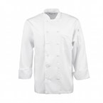 Veste de cuisine mixte blanche à manches longues Chef Works Calgary Cool Vents S