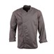 Veste de cuisine mixte légère à fermeture éclair Hartford Chef Works Urban gris graphite