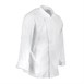 Veste de cuisine mixte légère à fermeture éclair Hartford Chef Works Urban blanche L