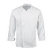 Veste de cuisine mixte légère à fermeture éclair Hartford Chef Works Urban blanche S