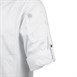 Veste de cuisine mixte légère à fermeture éclair Hartford Chef Works Urban blanche S