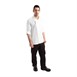 Veste de cuisine mixte légère à fermeture éclair Hartford Chef Works Urban blanche S
