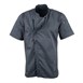 Veste de cuisine mixte légère manches courtes à fermeture éclair Springfield Chef Works Urban bleu encre M