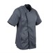 Veste de cuisine mixte légère manches courtes à fermeture éclair Springfield Chef Works Urban bleu encre XL