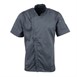 Veste de cuisine mixte légère à fermeture éclair Hartford Chef Works Urban bleu encre
