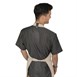 Veste mixte à boutons pression manches courtes Chef Works Tribeca denim noir