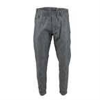 Pantalon de cuisine Works Urban Jogger 257 à fines rayures noires et blanches