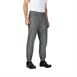 Pantalon de cuisine Works Urban Jogger 257 à fines rayures noires et blanches
