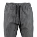 Pantalon de cuisine Works Urban Jogger 257 à fines rayures noires et blanches XL