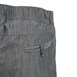 Pantalon de cuisine Works Urban Jogger 257 à fines rayures noires et blanches XL