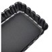 Moule à tarte rectangulaire antiadhésif avec fond amovible De Buyer 36cm