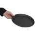 Plateau rond antidérapant en fibre de verre Cambro Camtread Noir
