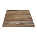 Plateau de table carré Bolero effet bois vieilli