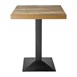 Plateau de table carré Bolero effet bois vieilli