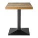 Plateau de table carré Bolero effet bois vieilli