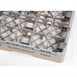 Casier à verres 25 compartiments Camrack Cambro beige hauteur max 92mm