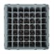 Casier à verres 49 compartiments Camrack Cambro beige hauteur max 257mm
