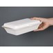 Barquettes à charnière en bagasse compostables Fiesta Compostable 24,8 cm (x250)