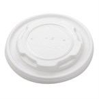Couvercles plats compostables en CPLA Vegware 230 ml (x1000)