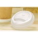 Couvercles compostables CPLA pour gobelets boissons chaudes Vegware 34 cl / 45,5 cl (lot de 1000)