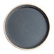 Assiettes plates bord droit granit bleu Olympia Canvas 25 cm  (Lot de 6)