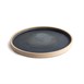 Assiettes plates bord droit granit bleu Olympia Canvas 25 cm  (Lot de 6)