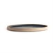 Assiettes plates bord droit granit bleu Olympia Canvas 25 cm  (Lot de 6)