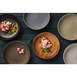 Assiettes creuses calottes bleu granit Olympia Canvas 23 cm 
