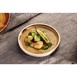 Assiettes plates bord droit terre de sienne Olympia Canvas 18 cm  (Lot de 6)