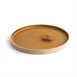 Assiettes plates bord droit terre de sienne Olympia Canvas 25 cm  (Lot de 6)