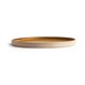 Assiettes plates bord droit terre de sienne Olympia Canvas 25 cm  (Lot de 6)
