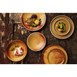 Assiettes plates terre de sienne Olympia Canvas 26,5 cm  (Lot de 6)
