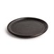 Assiettes plates noir mat Olympia Canvas 18 cm  (Lot de 6)