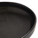Assiettes creuses calottes noir mat Olympia Canvas 23 cm 