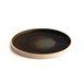 Assiettes plates bord droit vert bronze Olympia Canvas 25 cm  (Lot de 6)