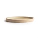 Assiettes plates bord droit beige moucheté Olympia Canvas 18 cm  (Lot de 6)