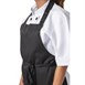 Lot de 2 tabliers bavette en polyester coton noirs Nisbets Essentials