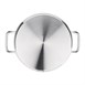Braisière inox avec couvercle Nisbets Essentials 24 cm