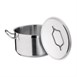 Braisière inox avec couvercle Nisbets Essentials 24 cm