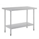 Table inox Nisbets Essentials 120 x 60 cm
