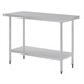 Table inox Nisbets Essentials 120 x 60 cm