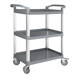 Chariot de service compact en polypropylène Nisbets Essentials