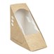 Boîtes sandwichs triangles kraft standards Vegware 65mm (x500)
