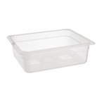 Bac en polypropylène GN 1/2 sans couvercle Nisbets Essentials 100mm