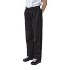 Pantalon de cuisine noir Nisbets Essentials